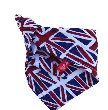 union jack dog bandana