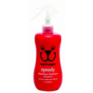 wags & wiggles waterless shampoo raspberry