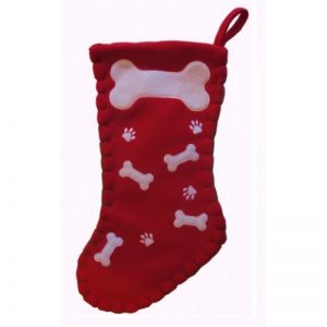 christmas dog stocking