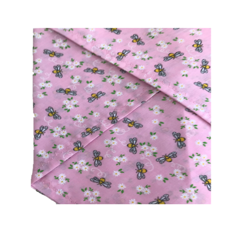 pink bee dog bandana
