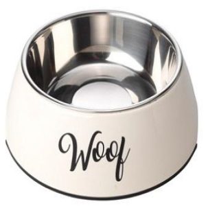 House of Paws Woof 2 in 1 Dog Bowl