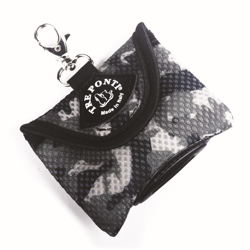 Tre Ponti Grey Dispenser Camo Poop Bag