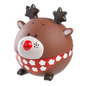 House of Paws Rudolph Vinyl Ball Dog Toy