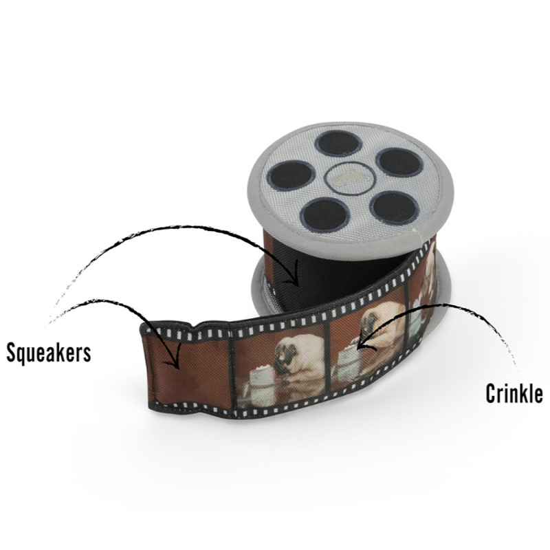 Hollywoof Movie Reel Dog Toy